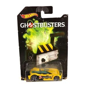 Hot Wheels Ghostbusters Battle Spec Diecast Car Yellow 1:64 2016